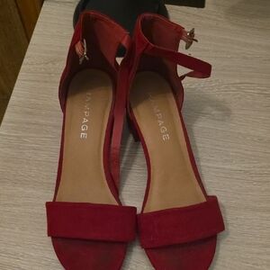 Rampage Women's Bold Red Heels